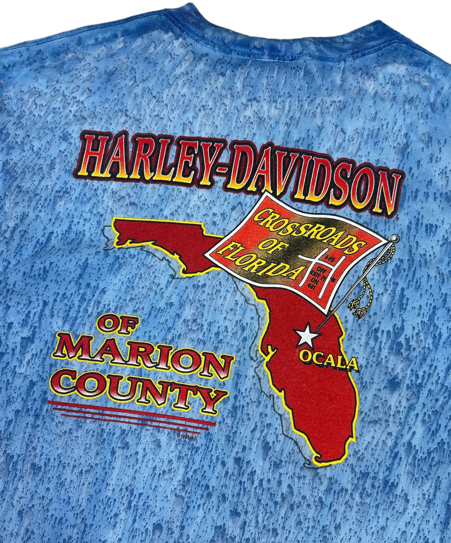 HARLEY DAVIDSON CROSS ROADS OF FLORIDA T-SHIRT