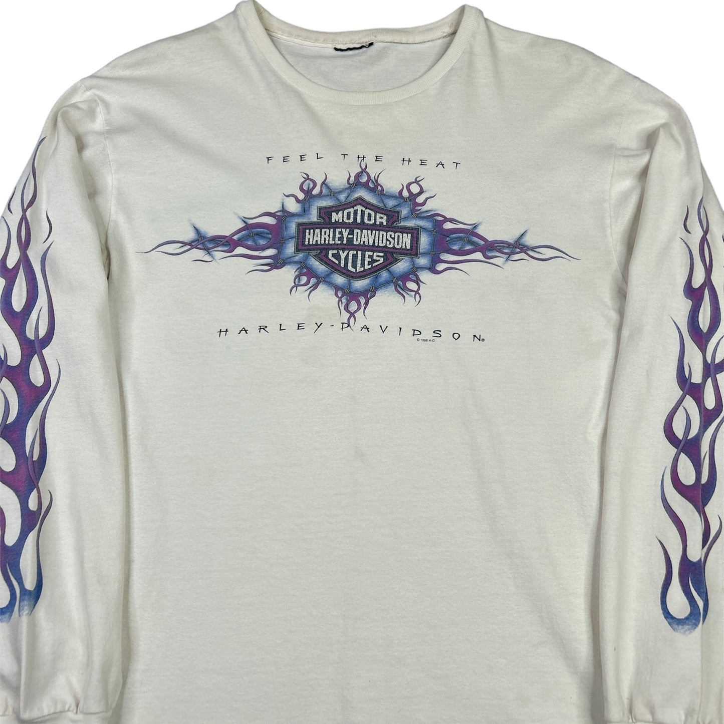 HARLEY PURPLE FLAME FEEL THE HEART LONGSLEEVE