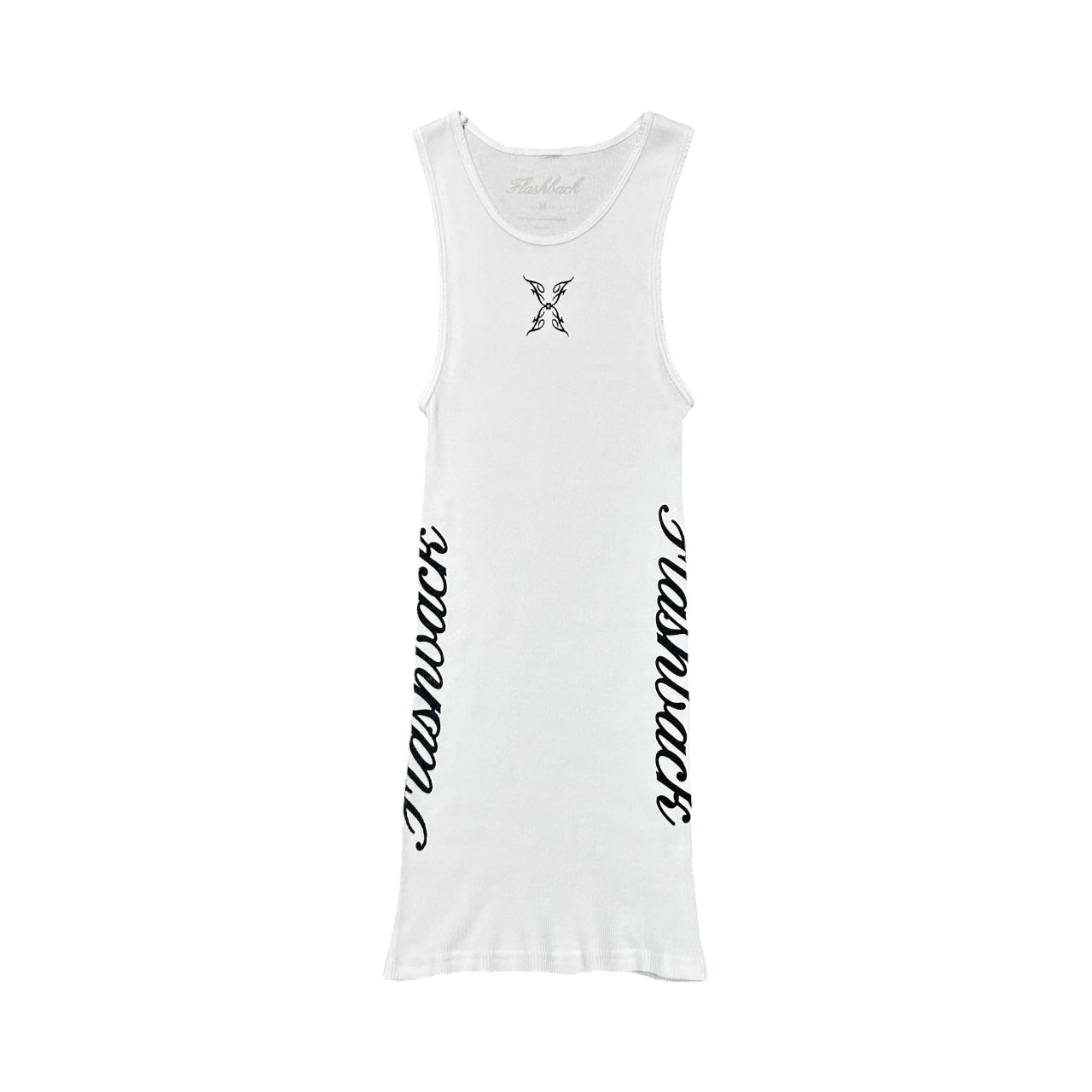 FLASHBACK LOGO FITTED TANK TOP