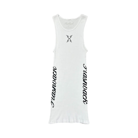 FLASHBACK LOGO FITTED TANK TOP